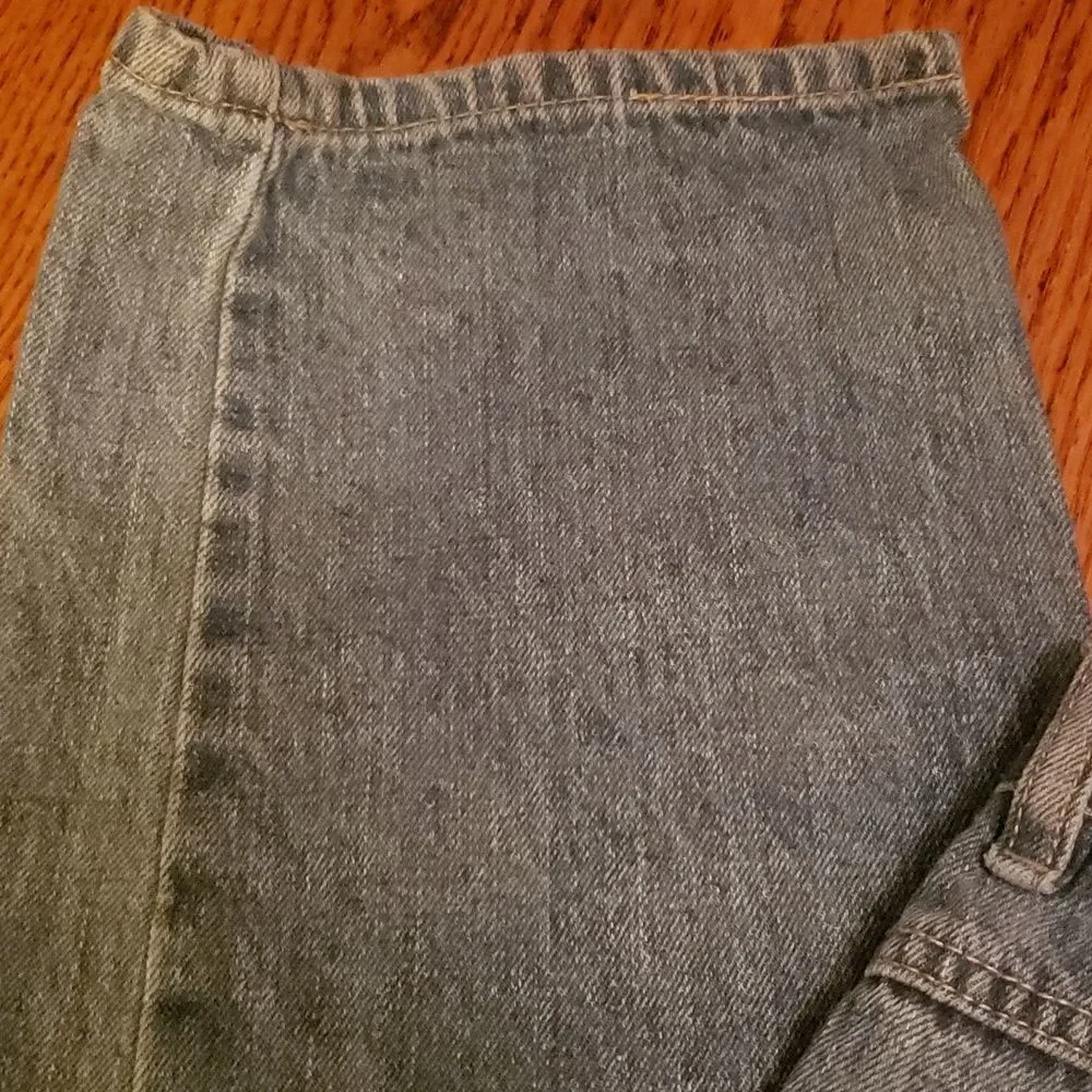 Open Trails Mens Blue Denim‎ Jeans 34 x 32 Straight Leg Classic 5-Pocket Dadcore